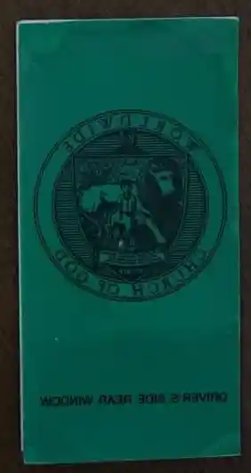 Rear Windsow Sticker